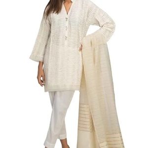 Gul Ahmed - 2PC Semi Formal Pakistani Outfit - XL
